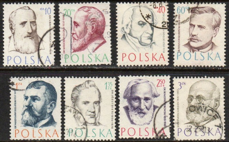 Poland Sc #769-776 Used