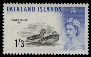 FALKLAND ISLANDS QEII SG203, 1s 3d black & ultramarine, LH MINT. Cat £15.