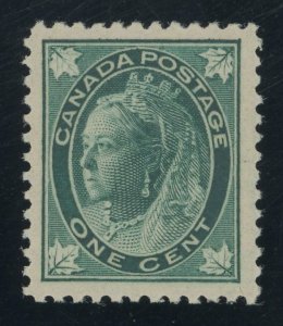 Canada 67 - 1 cent Victoria Leaf Issue - VF + Mint never hinged