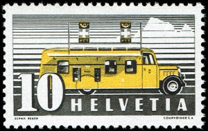 Switzerland Sc#237 Mobile Post Office (1937) MNH