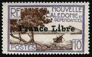 New Caledonia #222 Mint F-VF SCV$13.50...French Colonies are Hot!