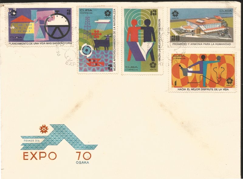 RV) 1970 CARIBBEAN, EXPO ’70, OSAKA, JAPAN, ENJOYING LIFE, IMPROVING ON NATURE
