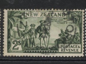 New Zealand Captain Cook 2/13 SG 568 VFU (1fgh)