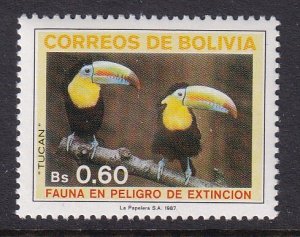 Bolivia 747 Bird MNH VF