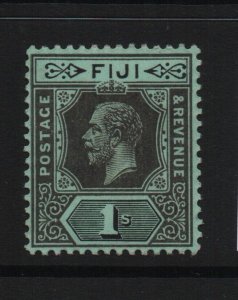 Fiji 1916 KGV SG134b 1s Olive Black - mounted mint