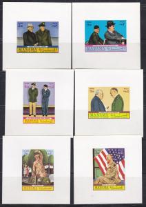 Manama Dwight D. Eisenhower, WWII Events, Mini Sheets, NH