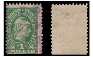 UNITED STATES REVENUE STAMP 1914. SCOTT # R217. USED. ITEM 1