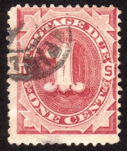 1891, US 1c, Postage Due, Used, Sc J22