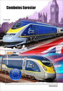 2025 12 - GUINEA BISSAU- EUROSTAR TRAINS  II          1V    MNH **