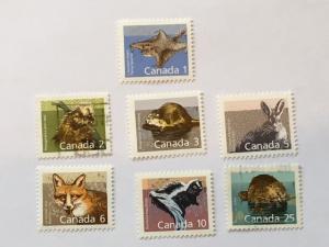 Canada – 1987-89 – Set of 7 Stamps – SC# 1155-1161 – Used & MLH