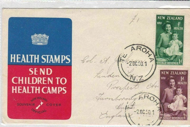 new zealand 1950 stamps cover ref 19922 