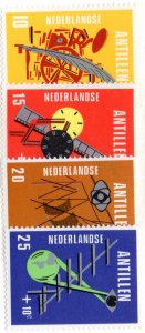 NETHERLANDS ANTILLES B101-4 MNH SCV $1.60 BIN $.95 MUSIC