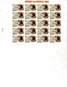 Owney the Postal Dog Forever US Postage Sheet #4547 VF MNH