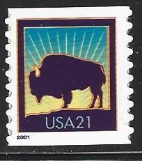 US #3475, American Buffalo, M-NH*-