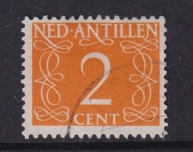Netherlands Antilles   #210 used 1950  numerals 2c