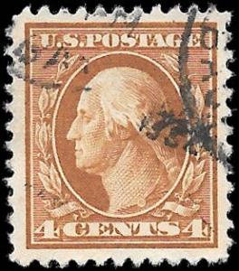 1917 US SC # 503 VF XF JUMBO USED NH Ng FACE FREE  CANCEL - VERY SOUND