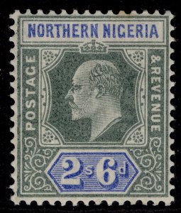 NORTHERN NIGERIA EDVII SG17, 2s 6d green & ultramarine, M MINT. Cat £25.