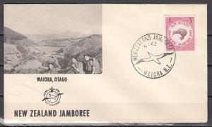 New Zealand, 06/JAN/62. National Scout Jamboree cancel on Cachet Envelope. ^