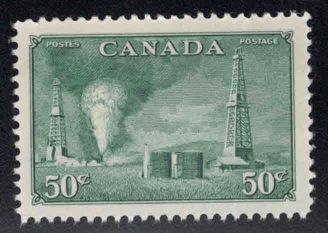 CANADA Scott 294 MNH** 1950 50c oil derrik Alberta well stamp