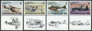 Ascension 557-60 MNH - Airplanes