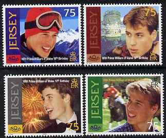 Jersey 2000 Prince William 18th Birthday set of 4 unmount...