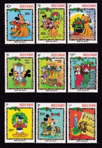 Antigua Redonda Disney's Christmas MNH VF