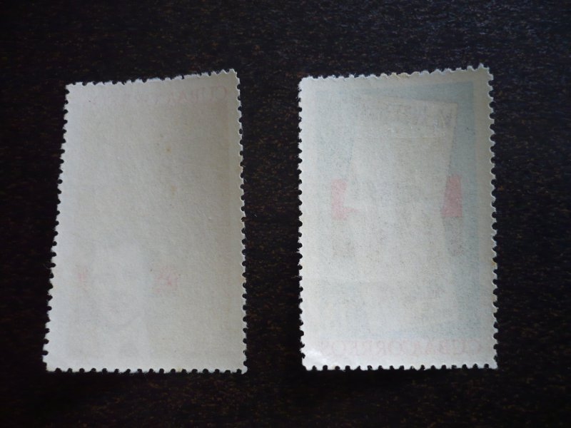 Stamps - Cuba - Scott# 850-851 - Mint Hinged Set of 2 Stamps