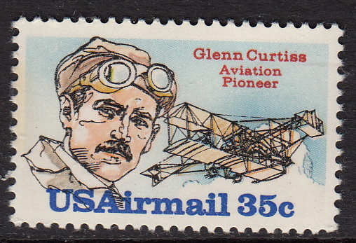 United States Air Post #C100 Glen Curtis, Please see description.