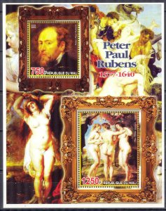 Mali 2005 Art Paintings Peter Paul Rubens Sheet MNH