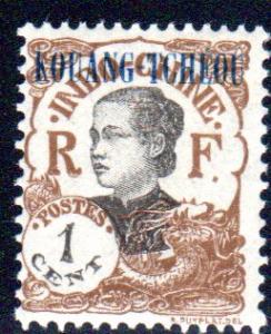France Kwangchowan (廣州灣) #58, mint hinged