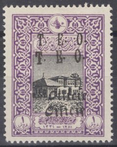 ZAYIX Cilicia Turkey 78b MH 1pi Double Overprint Architecture 092422S118