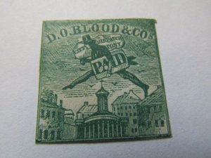 US Local Stamps 1845, Scott #15L5? D.O. BLOOD & CO.s City Despatch Post, MH NG,