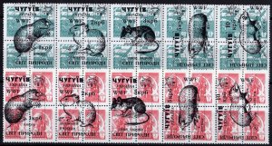 UKRAINE 1994   WWF RODENTS Set (25 values) MNH