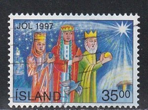 Iceland # 849, Christmas - 3 Kings, Used