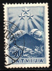 Latvia #197     used
