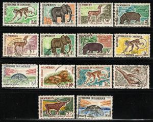 Cameroun # 358//372 ~ Short Set 14/15 ~ Mostly Used, MX, Faults to Fine