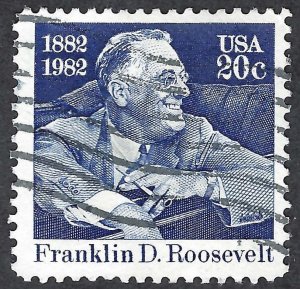 United States #1950 20¢ Franklin D. Roosevelt (1982). Used.