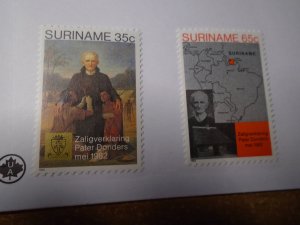 Suriname  #  598-99  MNH