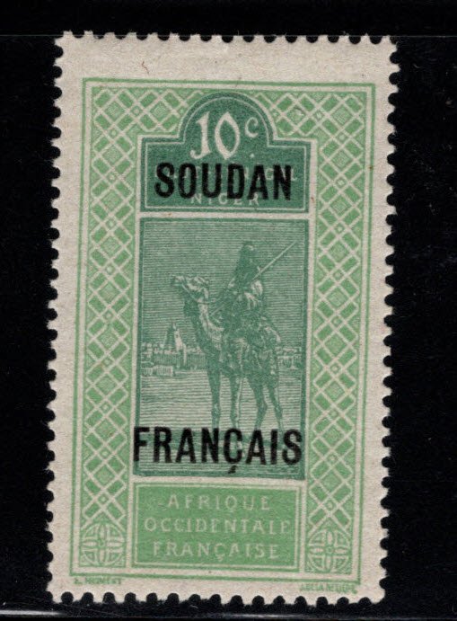 French Sudan Scott 25 Mint Hinged, MH*, stamp