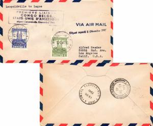 Belgian Congo 1941 Postal History