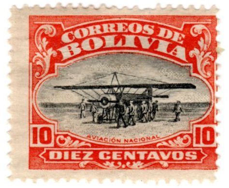 Bolivia Scott C1 (1924: Air Post - Aviation School)