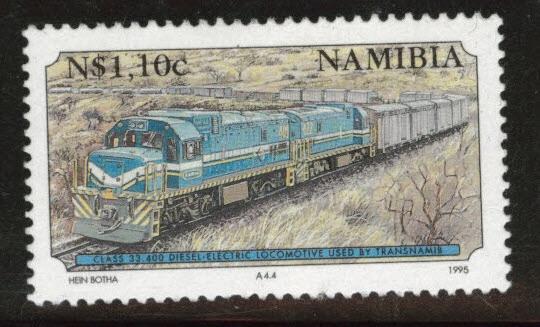 Nambia Scott 777 Mint No Gum key Locomotive stamp 1995