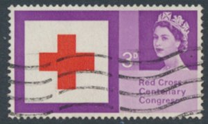 GB  SC# 398  SG 642  Used  Red Cross  see details & scans