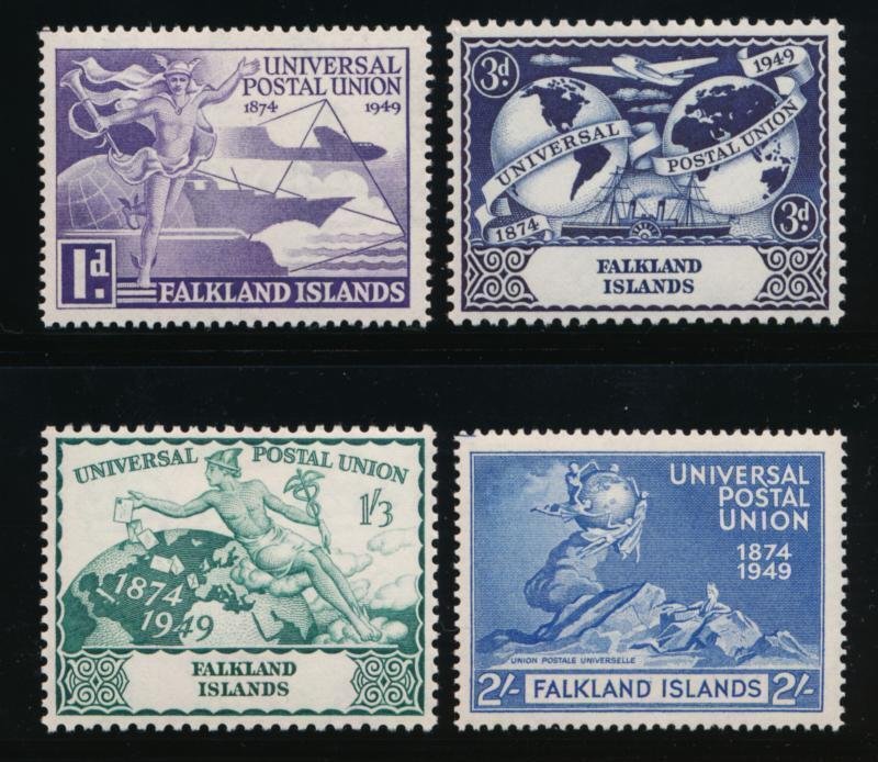 FALKLAND ISLANDS 103-106 1949 UPU