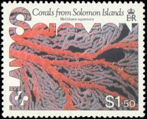 Solomon Islands #576-579, Complete Set(4), 1987, Marine Life, Never Hinged