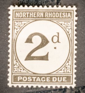 Northern Rhodesia #J2 MINT  single stamp