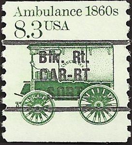 # 2128a MINT NEVER HINGED PRE-CANS. AMBULANCE