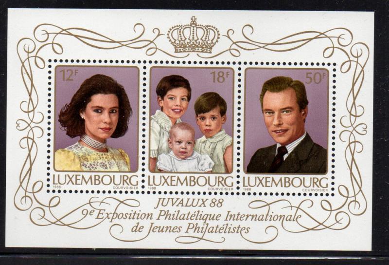 Luxembourg Sc 786 1988 Royal Family  stamp sheet mint NH