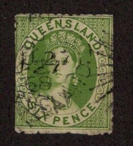 Queensland #16b Used   *Minor Fault* ~JM-3024