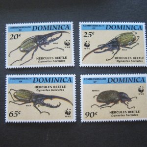 Dominica Sc 1647-1650 Insect set MNH